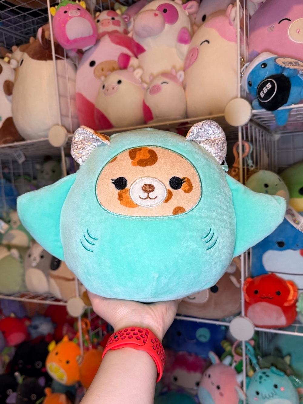 Squishmallows Lexie the Leopard in Stingray Costume 7.5" Stuffed Plush